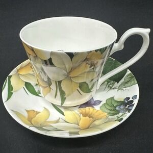 Victoria's Secret Fine Bone China England Cup & Saucer, Vintage